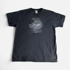 JERZEES Unisex XL Black Gray Graphic T-Shirt Casual